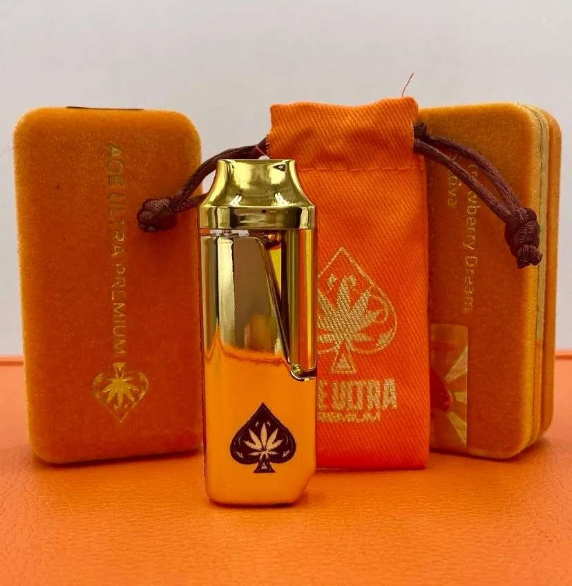 Ace Ultra Orange Edition 10pcs — Orange Edition presentation case holding 10 sealed Ace Ultra Premium 2g disposable vapes